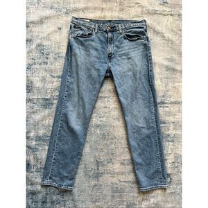 Levi 502 Blue Taper Fit Denim Jeans 36 x 30
